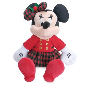 Personagem Minnie Vestido Xadrez 48cm
